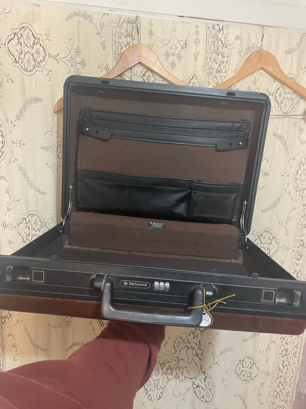 Samsonite: vintage  brown  Men's Hard Briefcase
